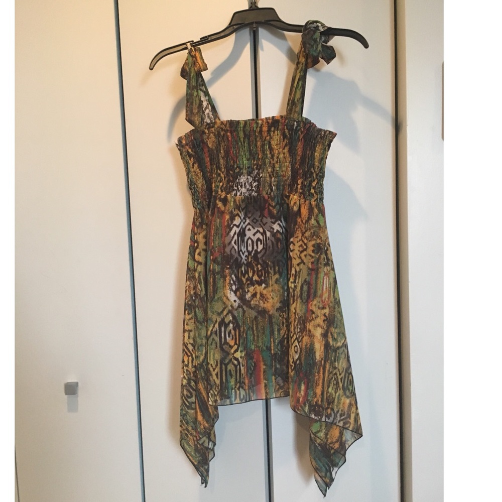 Multi colored tunic